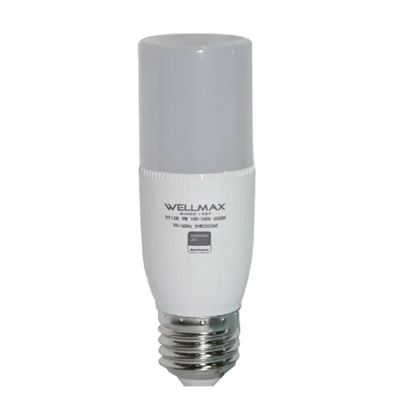 Bombillo Wellmax Stick 9W Led Samsung E27 100 240V Luz Fria 25.000 Horas